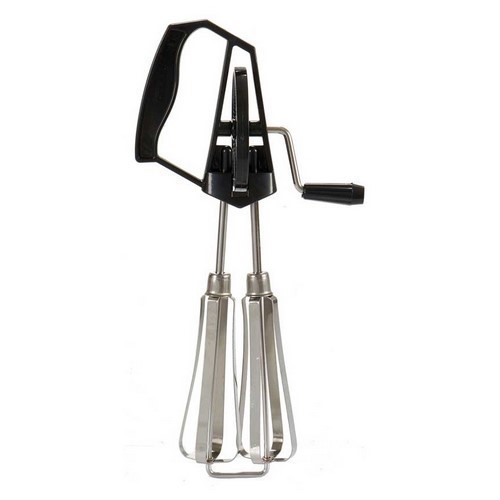 BATIDORA MANUAL AR KITCHEN DOBLE VARILLA MANGO NEG